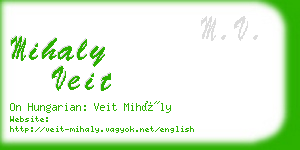 mihaly veit business card